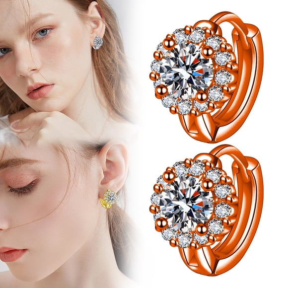 Stainless Steel Gold Hoop Earrings Tiny Screw Back Cartilage Earring Moissanite Earrings 925 Sterling Silver Earrings Hypoallergenic Creative Drop Earrings Jewelry Gifts Deals Today 2025