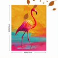 thumbnail image 3 of Qisvanset Vibrant Flamingo Oil Painting Canvas Wall Art 15.75x11.81 INCHES, 3 of 8