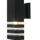 thumbnail image 2 of Lampara Arbotante Moderno De Pared Exterior Negra Cuadrada, 2 of 3