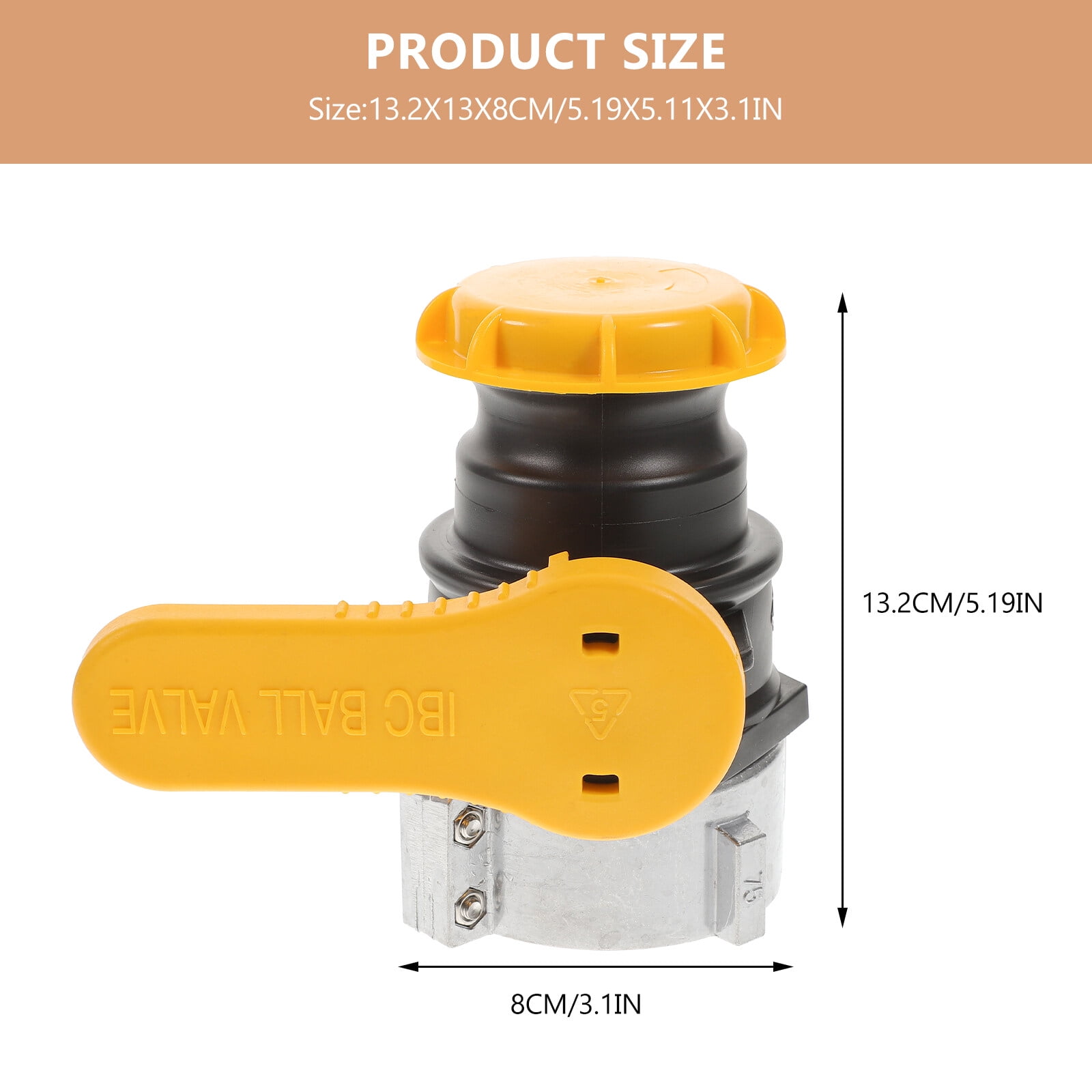 IBC Ball Valves IBC Tote Tank Adapter Compatible with IBC Tote Tank
