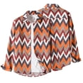 thumbnail image 2 of Awdenio Men's Printed Lapel Printed Shirt Jacket, 2 of 6