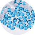 thumbnail image 1 of 1440 piezas SS20 0.197 in diamantes de imitación planos para uñas, manualidades, purpurina, gemas redondas, cristales, ropa, zapatos (azul aguamarina), 1 of 5