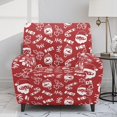 thumbnail image 2 of Yuyamidu Santa Claus Recliner Chair Covers 4 Piece Breathable Recliner Sofa Slipcovers with Pocket Washable Lazyboy Covers Couch Chair Cover for Living Room Gift for Friends, 2 of 8