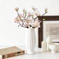 thumbnail image 5 of Easter Decor Simulation Magnolia Cuttings Pink Blue White Flower Desktop Ornaments Spring Easter Decoration for Home Table, 5 of 6