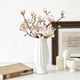 thumbnail image 5 of Flores artificiales de magnolia de 20 pulgadas Ramo de magnolias falsas Pétalos de espuma blanca azul rosa Mesa de mesa para el hogar, 5 of 6