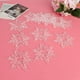 thumbnail image 2 of Accesorio de decoración, 12 piezas de adornos de copos de nieve, adornos decorativos de copos de nieve, alta capacidad, 2 of 7