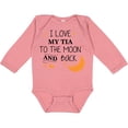 thumbnail image 3 of Inktastic I Love My Tia to the Moon and Back Boys or Girls Long Sleeve Baby Bodysuit, 3 of 5