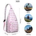 thumbnail image 3 of Waterproof Hiking Cat Sling Backpack for Women – Cute Pet Lover Crossbody Chest Bag with Adjustable Strap, Funny Paw Print Travel Backpack for Outdoor & Everyday Use, 3 of 4