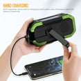 thumbnail image 2 of Emergency Sun Power Hand Crank Radio 5000mAh Power Bank Charger Flash Light Outdoor Camping Survival Radio, 2 of 8