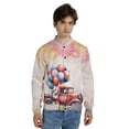 thumbnail image 4 of Vintage Patriotic Alaskan Malamute 4th of July Independence Memorial Day All Over Print 3D Baseball Jacket Alaska Mal Dog Lovers Gifts Bomber Jacket Softball - 01006, 4 of 6