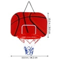 thumbnail image 3 of MasteelfCA 1 Set Hanging Basketball Set with Mini Basketball for Home Office Bedroom, 3 of 7