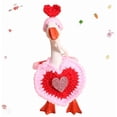 thumbnail image 4 of Holiday Porch Goose Outfits Valentine St. Patrick Easter Summer 4Th Of July Fall Halloween Christmas Lawn Porch Goose Clothing For Desktop Statues Patio Yard Lawn Decor Home Table (7 Inch), 4 of 6