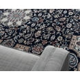 thumbnail image 6 of Rugs.com Rabia Collection Rug – 10' x 13' Navy Blue Low Rug Perfect For Living Rooms, Large Dining Rooms, Open Floorplans, 6 of 9