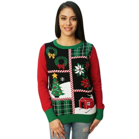 ugly christmas sweater womens christmas collage led light up sweater - Ugly Christmas Sweaters At Walmart ugly christmas sweater womens christmas collage led light up sweater - Ugly Christmas Sweaters At Walmart