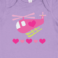thumbnail image 4 of Inktastic Valentine Pink Heart Helicopter Boys or Girls Baby Bodysuit, 4 of 5