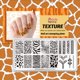 thumbnail image 1 of BeautyBigBang placas de estampado tigre cebra estampado de leopardo imagen Animal plantilla de acero inoxidable plantilla para decoración de uñas textura XL-001 Tan Jianjun  unisex, 1 of 2