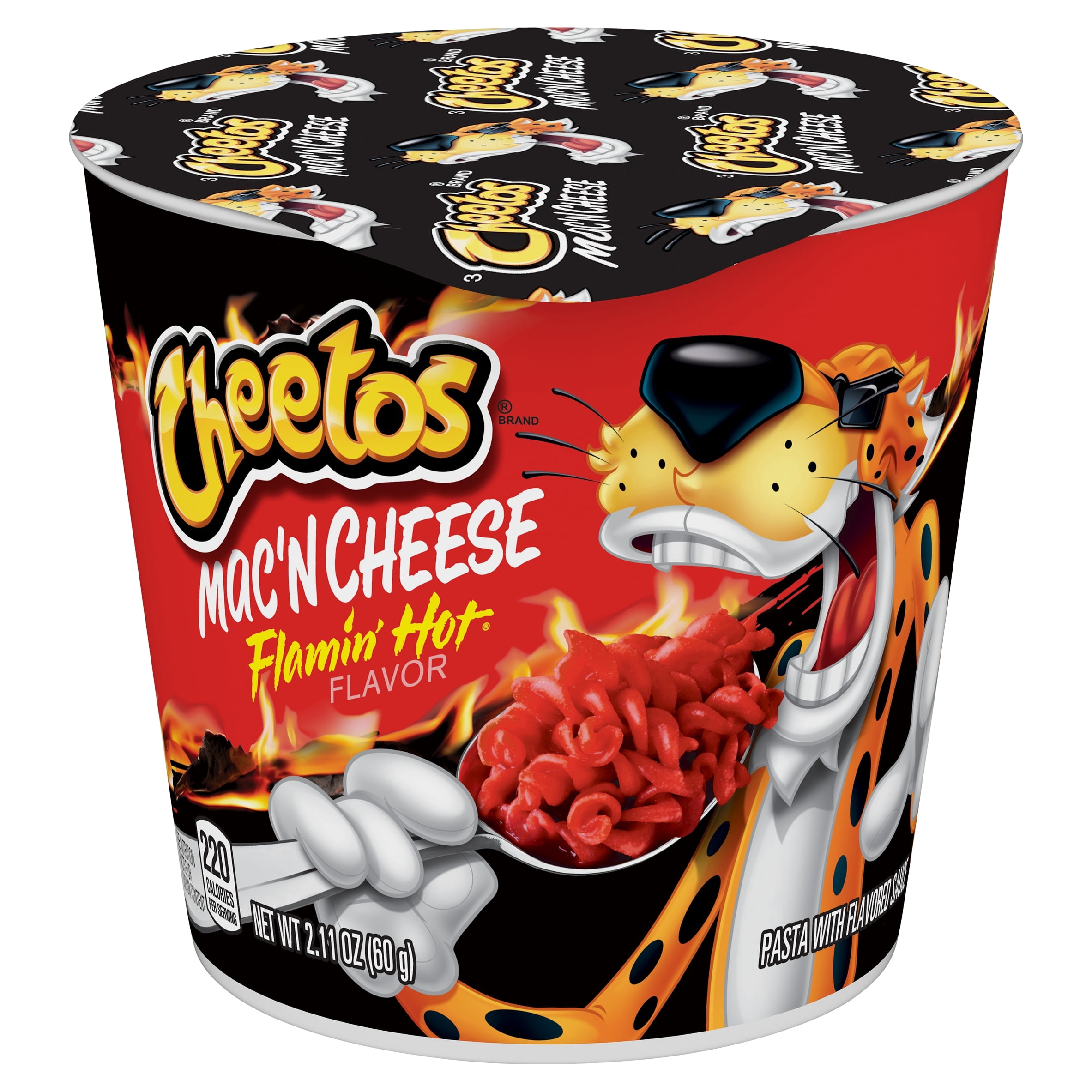 Cheetos Mac'n Cheese, Flamin' Hot Flavored Sauce 2.11 oz
