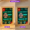thumbnail image 2 of Cocker Spaniel Dad Like a Regular Dad Only Cooler Happy Father's Day Acrylic Plaque with Wood Photo Frame Box Cockers Dog Lover Gifts Light Box - 02007, 2 of 5
