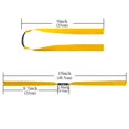thumbnail image 4 of Piaoyu 10 Pcs Flat Rubber Bands, Hunting and Shooting Replacement Bands (0.75mm), 4 of 7
