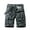 Gray, variant on WREESH Men's Cargo Shorts Plus Size Cargo Shorts Multi-Pockets Relaxed Summer Beach Short Pants Outdoor Workout Shorts Dark Blue