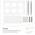 thumbnail image 3 of Acrylic Ice Cream Holder DIY Ice Cream Cone Stand Wedding Dessert Display Holder, 3 of 9