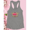 thumbnail image 3 of Oldschool Tattoo Love Mom Racerback Tank Women -Image by Shutterstock, Female x-Large, 3 of 4
