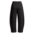 thumbnail image 5 of qelini Wide Leg Sweatpants Women Plus Size Pocket Elastic Waist Long Pants Solid Color Drawstring Pocket Lounge Pants Casual Joggers, 5 of 8