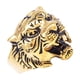 thumbnail image 4 of Anillo de acero inoxidable con diseño de cabeza de tigre en 3D, estilo gótico, punk y glamuroso., 4 of 9