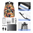 thumbnail image 4 of Easygdp fall Pumpkin Daisy Mochila Casual para Portátil, Mochila para Escuela, Viajes, Negocios, 4 of 6