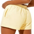 thumbnail image 4 of Womens Workout Shorts Running Sweat Shorts Elastic High Waist Shorts with Pockets, 4 of 5
