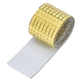 thumbnail image 1 of Etiqueta de la pared Espejo Autoadhesivo Cinta adhesiva Cuadrada DIY Calcomanía de azulejos para decoración del hogar, Dorado 1464 Piezas Eigraketly HA003398-02, 1 of 6