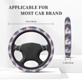 thumbnail image 3 of Vsdgher Dragon1 Pattern Elastic Car Steering Wheel Cover,Car Wheel Cover Protector Car Accessory for Steering Wheel with a Diameter of 14.5"-15", 3 of 6