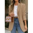 thumbnail image 2 of Blazer PRETTYGARDEN 2025 Mujer Casual de Negocios Caqui L, 2 of 5