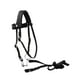 thumbnail image 5 of Brida de caballo con riendas, cuerda principal para caballo, sillas de montar occidentales ajustables, riendas de brida de tracción lateral, equipo S Negro, 5 of 8