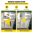 thumbnail image 6 of 14x20 Inch Vertical Stainless Steel BBQ Access Door - Ideal for Outdoor Kitchen, BBQ Island, and Grill Station, 6 of 11