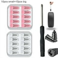 thumbnail image 1 of 20 Pcs Tire Repair Rubber Nails Kit with 2 Sizes, Fast Self-Service Tire Repair Tools, Screw in Tire Repair Plugs with Box for Car, 1 of 10