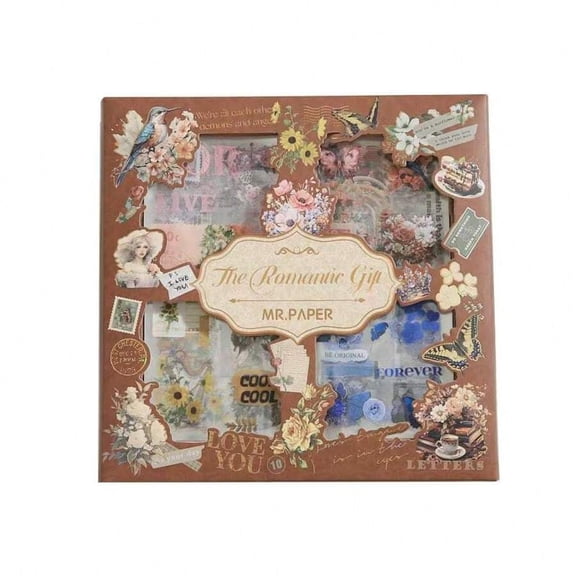 Retro Decorative Stickers 100 Pack