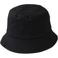 thumbnail image 6 of CoCopeaunts Summer Bucket Hat for Women Spring Summer Outdoor Sunscreen Bucket Caps Simple Solid Color Men Fisherman Hat, 6 of 8