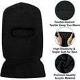 thumbnail image 2 of Firefly Hope Windproof Ski Mask - Breathable Fabric, Ideal for Skiing & Snowboarding-Black, 2 of 4