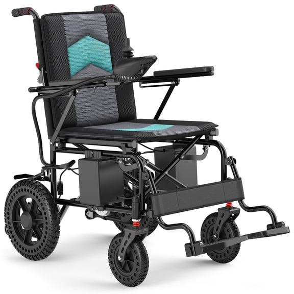 Wefree Electric Wheelchair, 25 Miles Long-Range Lightweight Portable Electric Wheelchair for Adults, Smart Motorized Mobility Scooter 350LBS