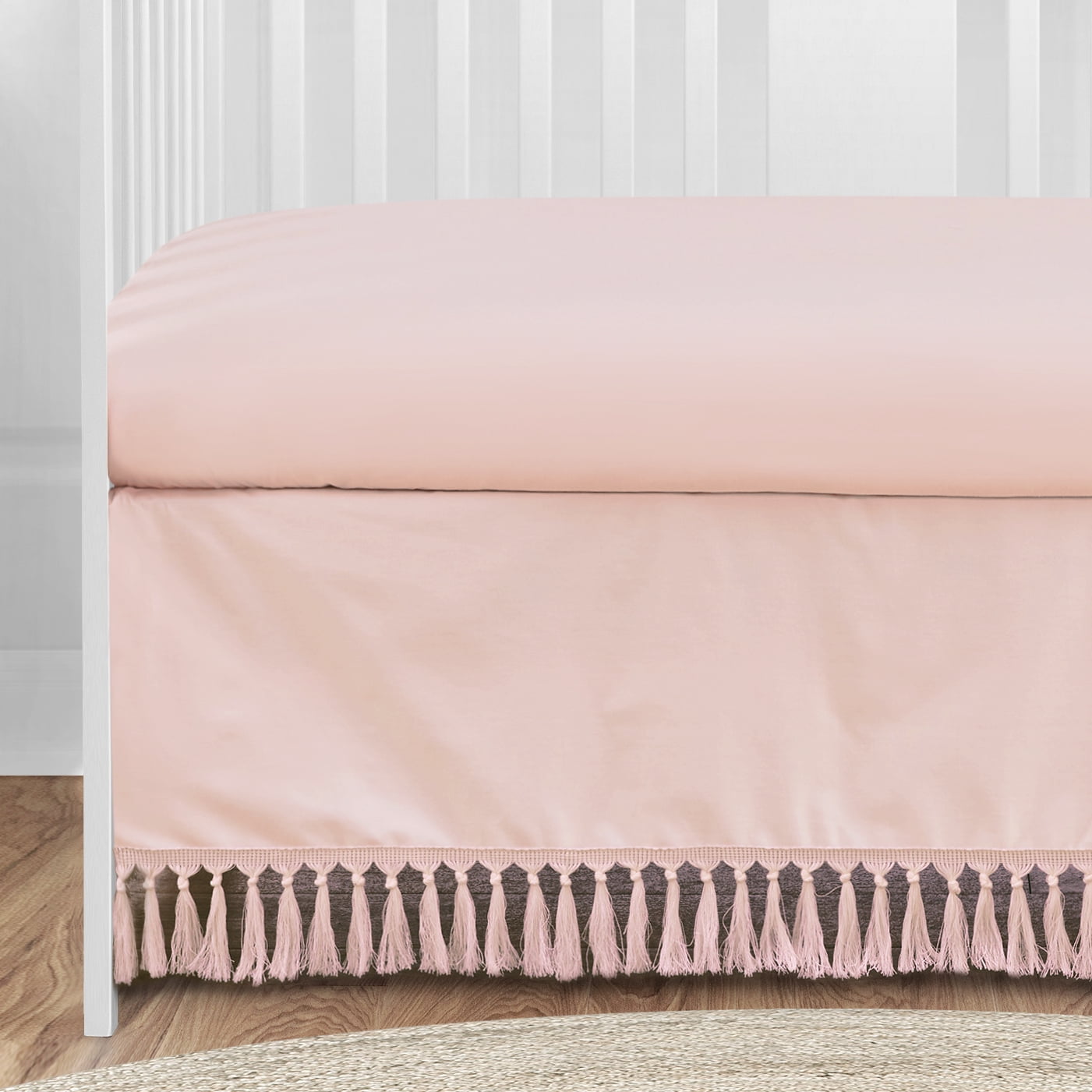 Sweet Jojo Designs Bohemian Blush Pink 4 Piece Crib Bedding Set