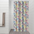 thumbnail image 2 of Math Equations Colorful Pi Symbols White Pattern Shower Curtain 36"x72" ,Bathroom Decorative Shower Curtains Set with 12 Hooks,Modern Waterproof Washable Shower Curtain, 2 of 6