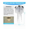 thumbnail image 5 of Lamparas Techo Xtellar plateado Decorativas Colgantes Moderna Led Para Sala, 5 of 5