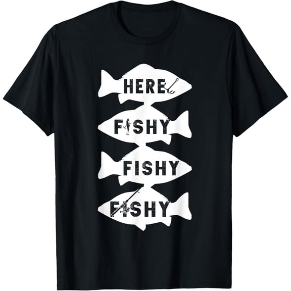 Fisher Fish Fishermen Bait Fishing Rod Boys Girls Bass T-Shirt