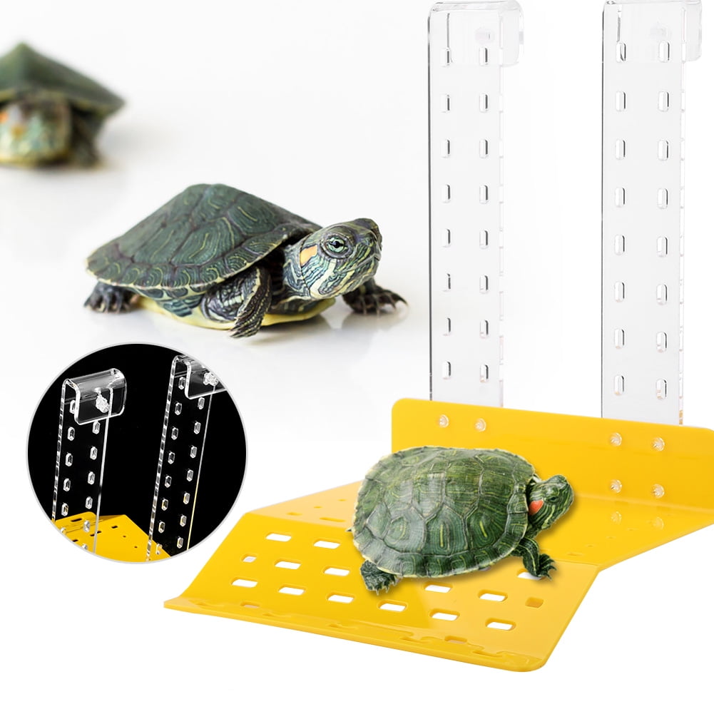 YAHHU Turtle Basking Platform Reptile Tortoise Floating Terrace For Aquarium Fish Tank Habitat Decor