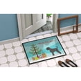 thumbnail image 4 of Black Russian Terrier Christmas Door Mat, 4 of 4