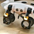 thumbnail image 3 of Led Light Lamp Double Glasses Loupe Lens Glasses Magnifier Watchmaker Jewelry, 3 of 6