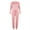 Pink, variant on Brilliant 2 Piece Outfit for Women Fashion Pullover Long Sleeve Bandage Loose Pants Sweatsuits-Dark Gray,S Clearance Clothes under $5.00