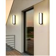 thumbnail image 4 of Lámpara de pared exterior LED IP65 Lámpara de pared impermeable moderna / Aluminio / 3000K Blanco cálido / Luz de pared LED Xemadio GX-606, 4 of 5