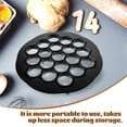 thumbnail image 3 of Qiysamall 14-Cavity Manual Dumpling Mold Maker Plastic Kitchen Tool for Easy and Fast Homemade Dumpling Preparation, 3 of 6
